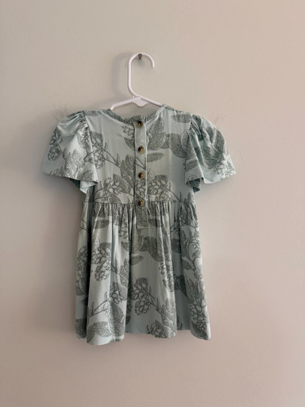 NWT Kate Quinn Jadeite Manzanita Bell Sleeve Dress 6-12M Bamboo - Picture 4 of 4